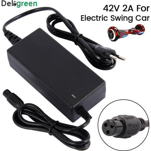 42V 2A Universal Battery Charger for Hoverboard Smart Balance Wheel Electric Power Scooter Hover Board EU US Plug Adapter Drive
