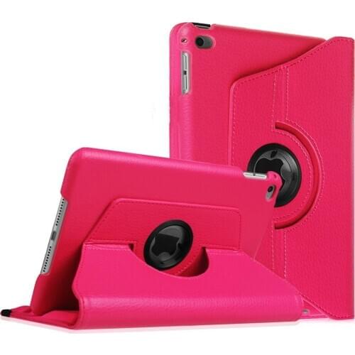 360 Degree Rotating PU Leather Flip Cover Case For iPad Mini 4 mini 5 Tablet Case Stand Holder Magnetic Auto Wake Up A1550 A1538