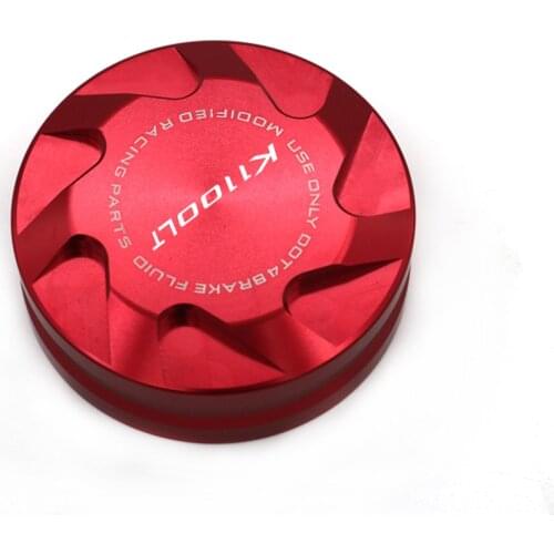Rear Brake Fluid Reservoir Cover Cap For BMW K1100LT K 1100LT 1992-1997 1996 Motorcycle Accessories With Logo Red