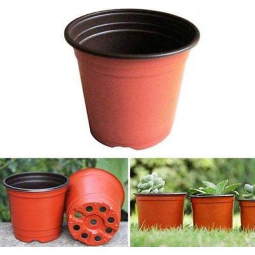 100 Pcs X Plastic Nursery Pot Seedlings Flower Plant Container Garden Seed