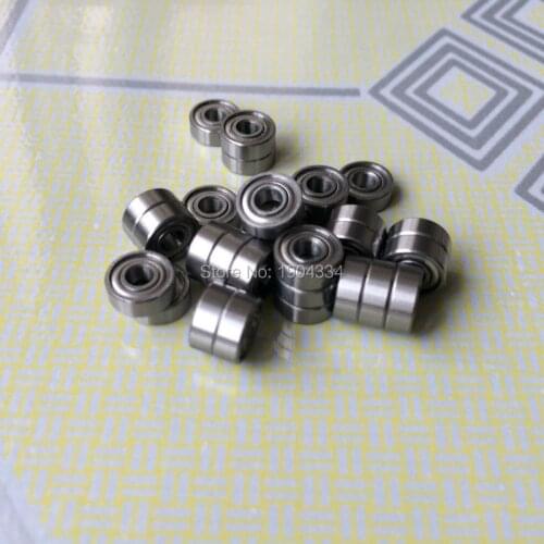 100pcs SMR52ZZ L-520ZZ MR52 stainless steel 440C deep groove ball bearing 2x5x2.5 mm miniature bearing