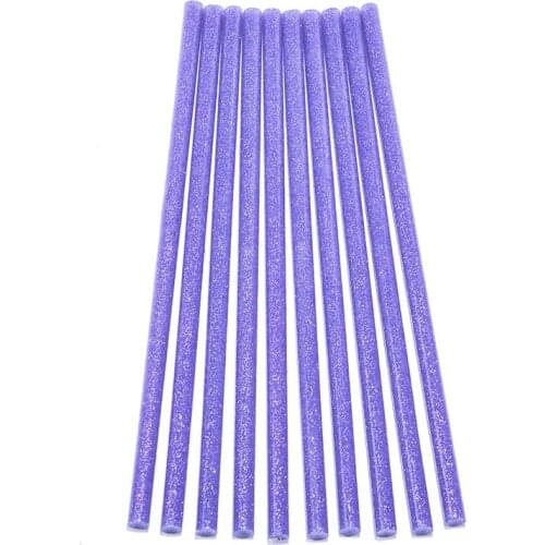 20pcs/Set Purple 7x200MM Hot Melt Glue Sticks 7mm For Electric Glue Gun Craft DIY Hand Repair Accessories Adhesive Sealing Stick