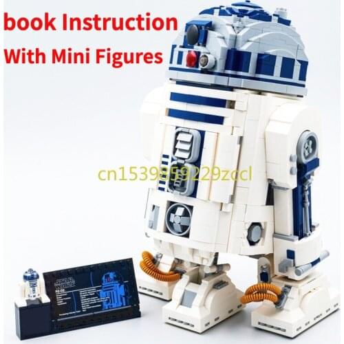 2021 New 2314PCS Robot Star Space Wars R2d2 Bb8 Model R2-d2 Figures 75308 Building Block Bricks Boy Birthday Gift Toy Kid