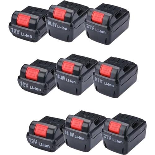 12V Large Capacity 16850 Battery Pack 21V Electric Screwdriver Lithium Battery 16.8V Hand Drill Power Battery Pack