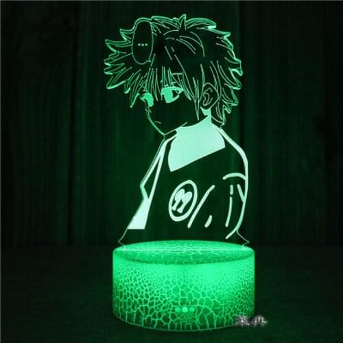 Acrylic Manga 3d Night Light 16 Colors Attack on Titan Desk Lamp for Home Room Decor Cartoons Friends Gift