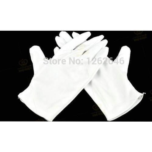 Free shipping! 2 pairs/lot Burning Gloves/Fire Gloves (Black/White)- Magic Tricks/Props,stage,fire,close up,Accessories,comedy