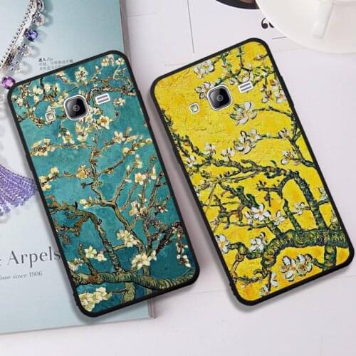 Van Gogh Skull Tardis Flower Star Phone Case Cover for Samsung J6 J7 J2 J5 prime J4 J7 J8 2016 2017 2018 DUO core neo M20