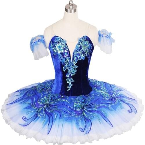 Royal blue childrens professional ballet dress girl Bluebird swan lake blue ,pink women ballet tutu dress skirt