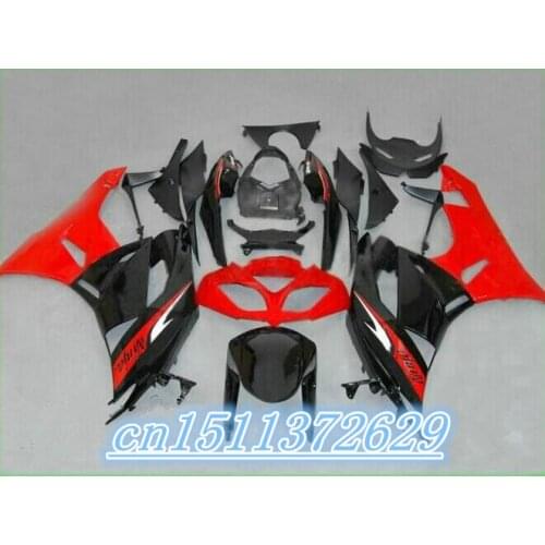 Gloss Red Black Full Fairings For Kawasaki ZX6R Ninja 2009 2010 2011 2012 ZX-6R ABS Plastic Injection Motorcycle Fairing Kit