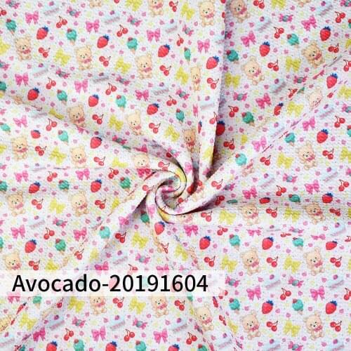 Huangtao Diy 50X150cm Printed Mexico Cute Girl Liverpool Bullet Fabric Fashion Polyester Cotton Fabric For Cloth Bow