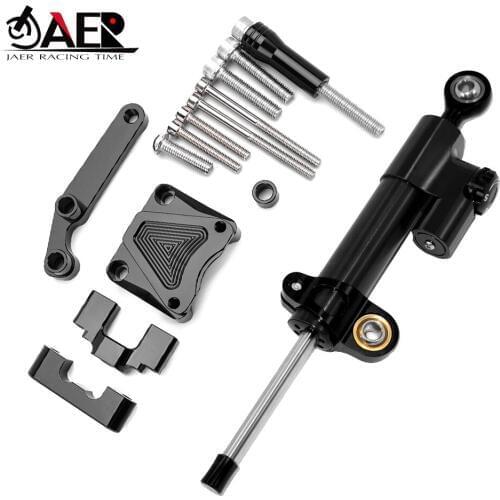 JAER Motorcycle Steering Stabilize Damper Bracket Mount for Kawasaki Ninja 300 EX300 2013 2014 2015 2016