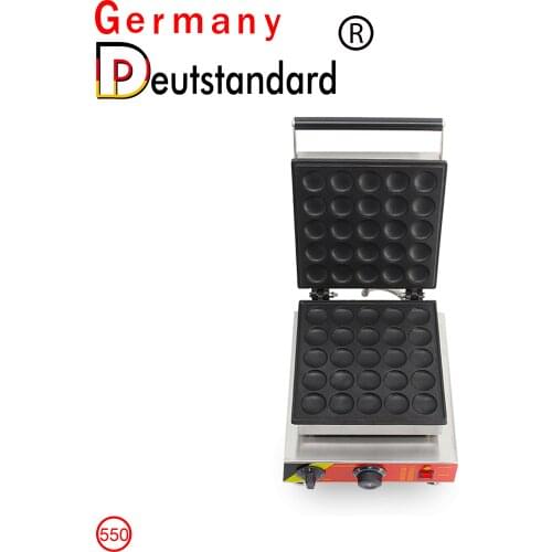Commercial Electric Pancake Making Machine 25 Holes Mini Pancake Poffertjes Grill Biscuits Bakery Waffle Machine Dorayaki Maker