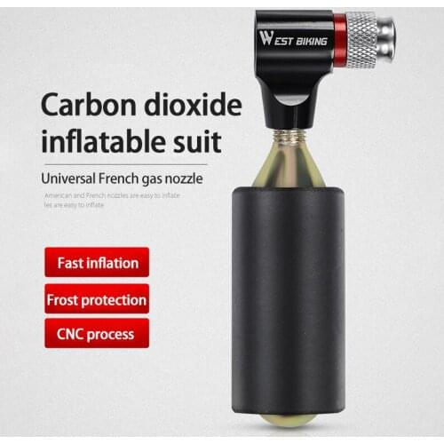 Bicycle Pump Mini Air Pump For Mountain Portable Bike Bicycle Tire Bike Riding CO2 Mouth Inflator Bicycle Accessories