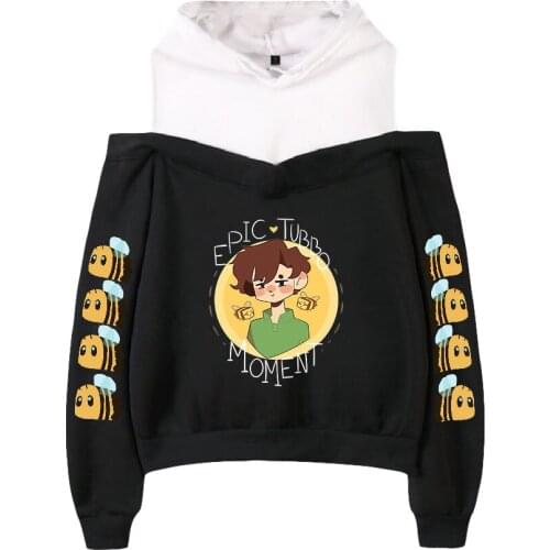 2021 New Arrival Tubbo Hoodies Women Sweatshirts Sleeve Off-Shoulder Exclusive autumn Hoodies plus size Clothes