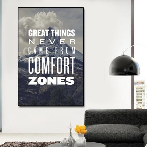 Canvas Posters Inspirational Minimalist Print Dropship Motivational Words Customize Wall Art Painting Home Decoration Pictures
