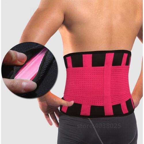 Upgraded Gifts Waist Support Belt Adjustable Back Posture Corrector Back Pain Belt Elastic Trainer Slimming Belt for Men Women