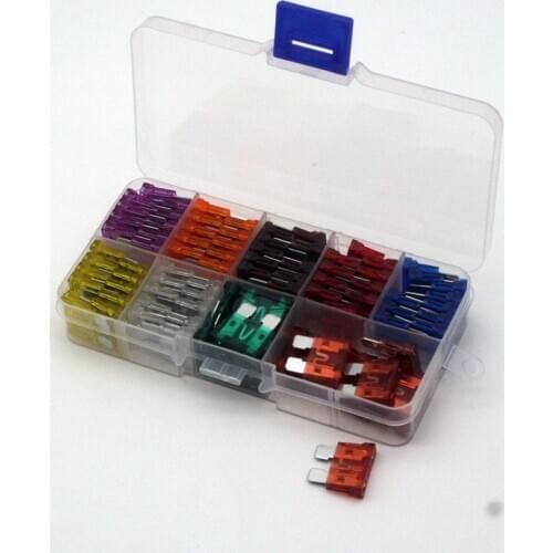90PCS 45PCS Car Fuses 2A 3A 5A 7.5A 10A 15A 20A 25A 30A 40A Amp with Box Clip Assortment Auto Blade Type Fuse Set Truck