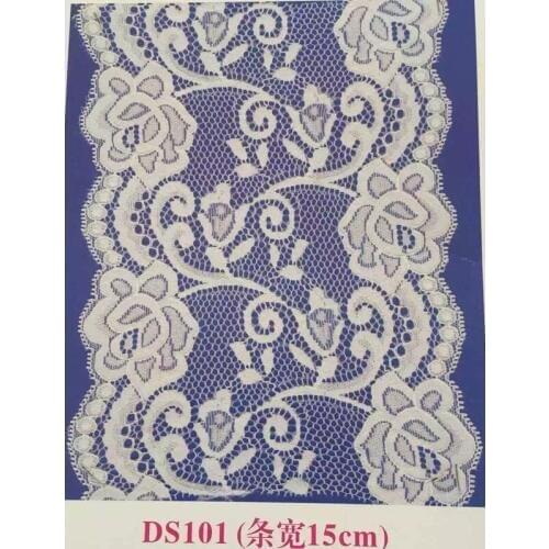 15cm luxurious and exquisite elastic jacquard lace trim, soft and elegant lace trimming,XERY-YXF1030A