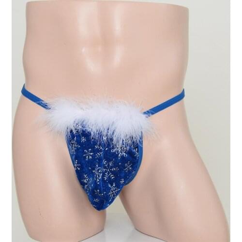 Christmas Mens Underwear G-String Briefs Thongs Novelty Lingerie