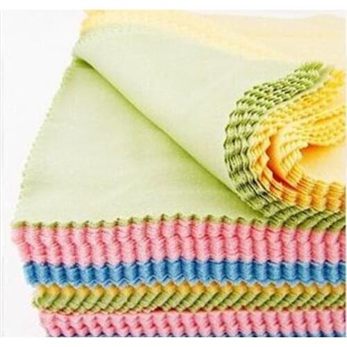 50pcs/lot Glasses Cleaner Microfiber Glasses Cleaning Cloth For Lens Phone Screen Camera LCD Monitor Cleaning Wipes