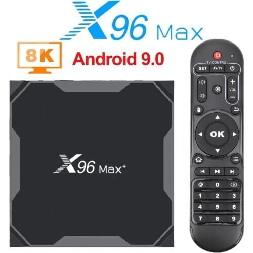 2020 new X96 Max Plus Smart TV BOX Quad Core Amlogic S905X3 Wifi BT 4K TV BOX PK T95 H96 mini MAX H616 Android 10.0 TV Box