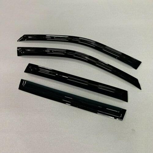 Fit For Honda Accord 2008-2013 High quality Acrylic Black Window Visor Vent Sun Shade Rain Guard Door Visor 4pcs