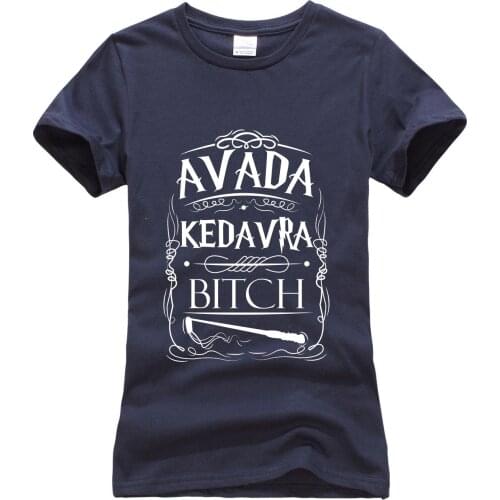 Kedavra letters printed female t-shirt 2021 summer fashion t shirt for women harajuku kawaii funny brand tops K-pop clothing