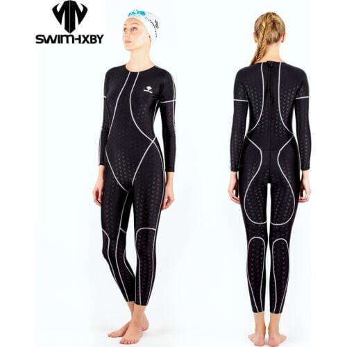 HBXY swimwear women swimsuit female swimming plus size racing suit full body competition swimsuits competitive shark skin swim