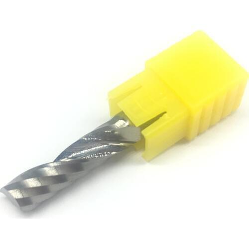 1PC One Flute Spiral d6x28 6mm 28mm long Wood Milling Cutter high quality PVC Carbide Engraving Cutters CNC router bits acrylic