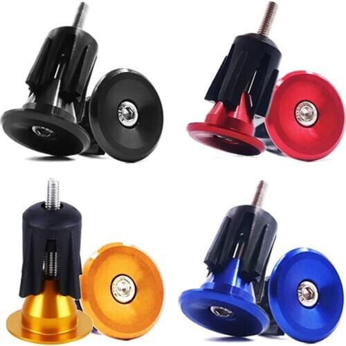 2pcs Bicycle Bar End Plugs Outdoor Cycles Biking Aluminum Handlebar BEPs Entertainment for MTB Road Folding Bike Parts