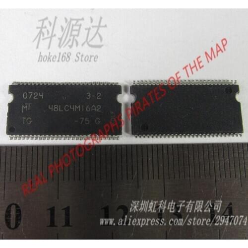 5pcs/lot MT48LC4M16A2TG-75G TSSOP54 MT48LC4M16A2 In Stock
