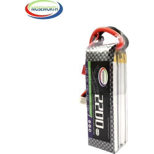 4S RC LiPo Battery 14.8V 2200mAh 25C For RC Helicopter Car Boat Quadcopter Li-Polymer 14.8V RC Toys Batteries LiPo 4S Burst 50C