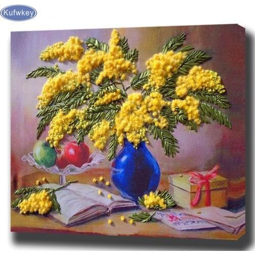 Diamond embroidery forwer picture,5d diamond painting full diamond mosaic picture of rhinestones cross-stitch new year gifts