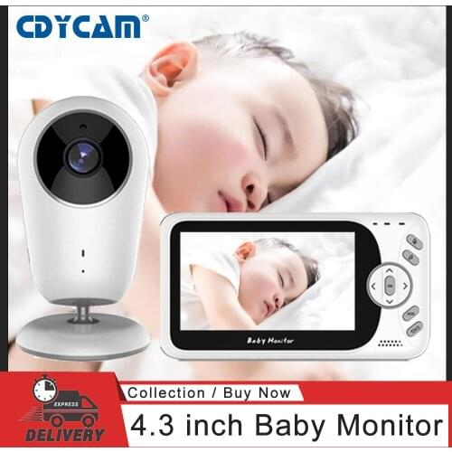 4.3 inch LCD Baby Monitor Wireless Video Color Screen Hight Resolution Baby Nanny Security Camera Night Vision Temperature Cam