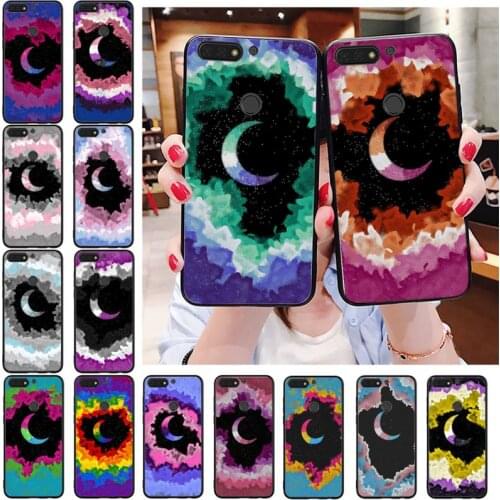 Moon Lgbt pride art Phone Case For Huawei Honor 10X Lite 20 7X 7A 7C 8A 8C 8X 9X 9A 9S 7S 10i 20i 20S 20lite