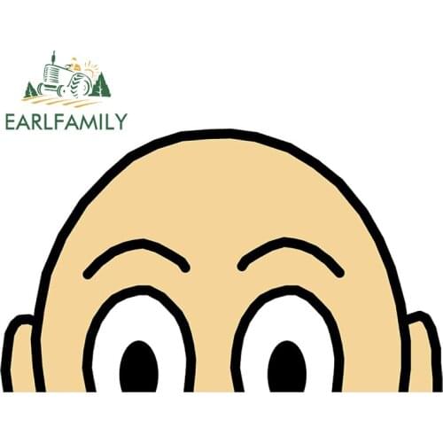 EARLFAMILY 13cm x 8cm for Peek A Boo Car Sticker Auto Decal Fashion Occlusion Scratch Personality DIY Custom Printing Vinyl