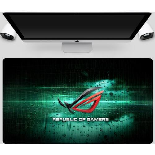 Cool 70x40cm ASUS Gaming Mousepad Gamer XXL Rubber Locking Edge Republic Of Gamers Mouse pad Large Durable Laptop Desk Mat