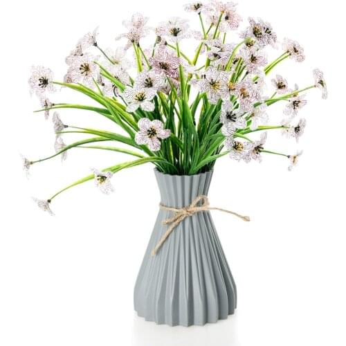 Fake Flower Indoor Home Accessories Spring Grass Plum Blossom Simulation Plastic High Quality 5 Fork Silk Flowers