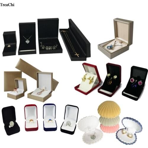Fine Ring Jewelry Gift Box Earring Jewellery Storage Case Necklace Pendant Organizer Gift Box Bracelet Joyero Package Showcase