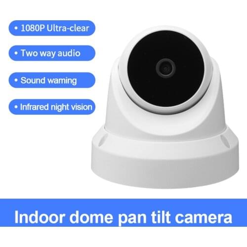 Q1 Conch IP Camera Night Vision 1080P Wireless Network WiFi Remote PTZ Home Smart Indoor Dome Surveillance Camera Baby Monitor