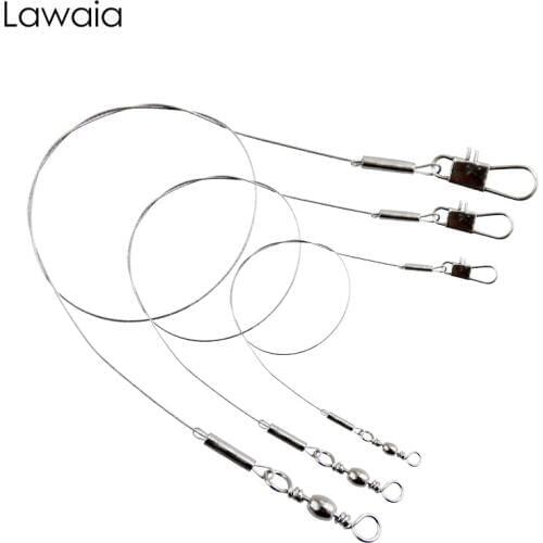 Lawaia Front Wire Luya Special Belt Pin Front Wire Sea Fishing Fine Steel Wire Fishing Anti-bite Line Fishing Gears Accessories