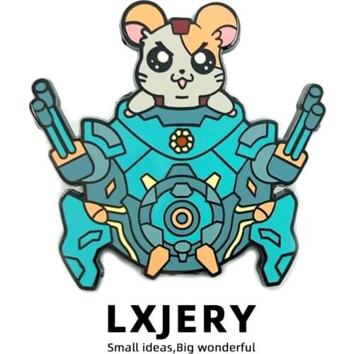 LXJERY Cartoon Game Enamel Pin Badge On Backpack Funny Brooch Pins For Clothes Broche For Women Girls Gift