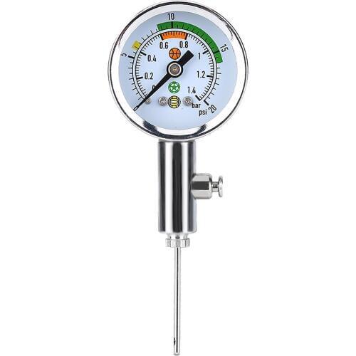 Ball Pressure Gauge Ball Pressure Measuring Tool Basketball Football Volleyball Barometer