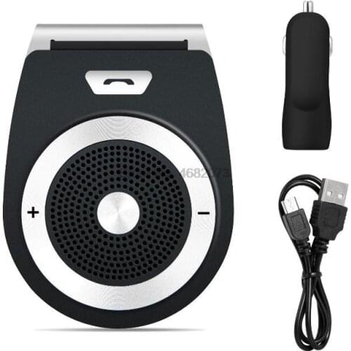 By DHL/Fedex 50pcs High Quality Wireless Bluetooth Car Kit Speaker Speakerphone Handsfree Car Kit