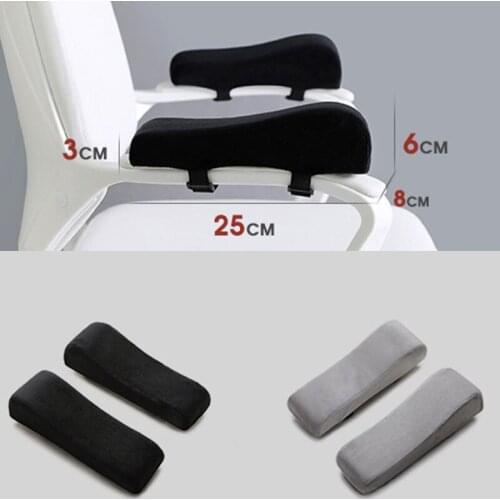 Memory Foam Chair Armrest Pads and Elbow Relief Pillow for Forearm Pressure Relief Universal Chair Arm Proof Sleeve 2pcs Set
