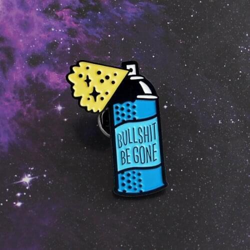 Stylish Sprayer Shape Brooch Bright Blue Pins For Summer Best Gift For Girlfriend And Childern Womderful Pins For Vacation Sweet