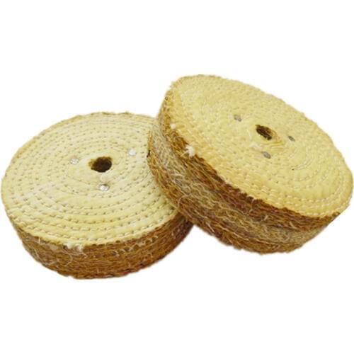 Sisal Cloth 6 Inch Buffing Wheel Polishing Pad For Stainless Steel Metal Polishing Abrasive Tools Mayitr Buffer Rotary Tool