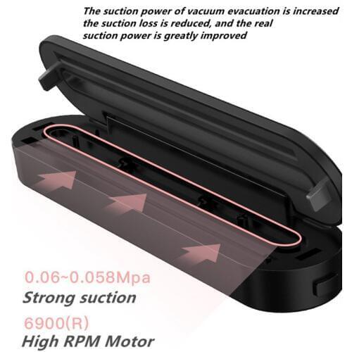 Electric Food Vacuum Sealer Packaging Machine Food Saver for Home Kitchen Vacuum Sealer Packer Including 10pcs Bags Free