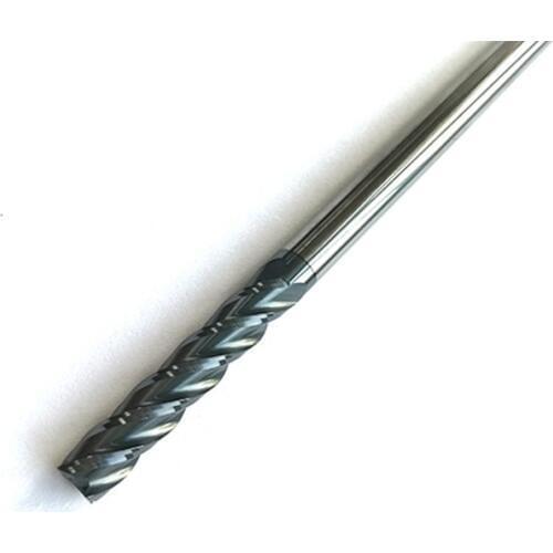 6mm D6*30*D6*100 4 Flutes HRC55 Flat Square End mills Milling cutters CNC Spiral Router bits carbide cutter CNC tools