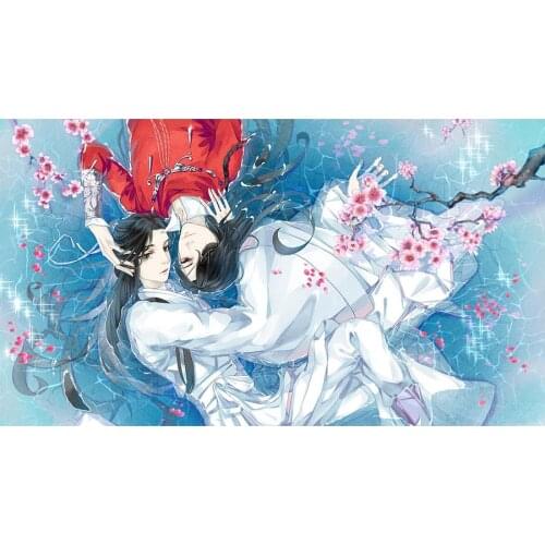 Diamond painting Tian Guan Ci Fu,3d cross stitch,diamond embroidery mosaic Cartoon Anime pattern Porch vertical version Decor